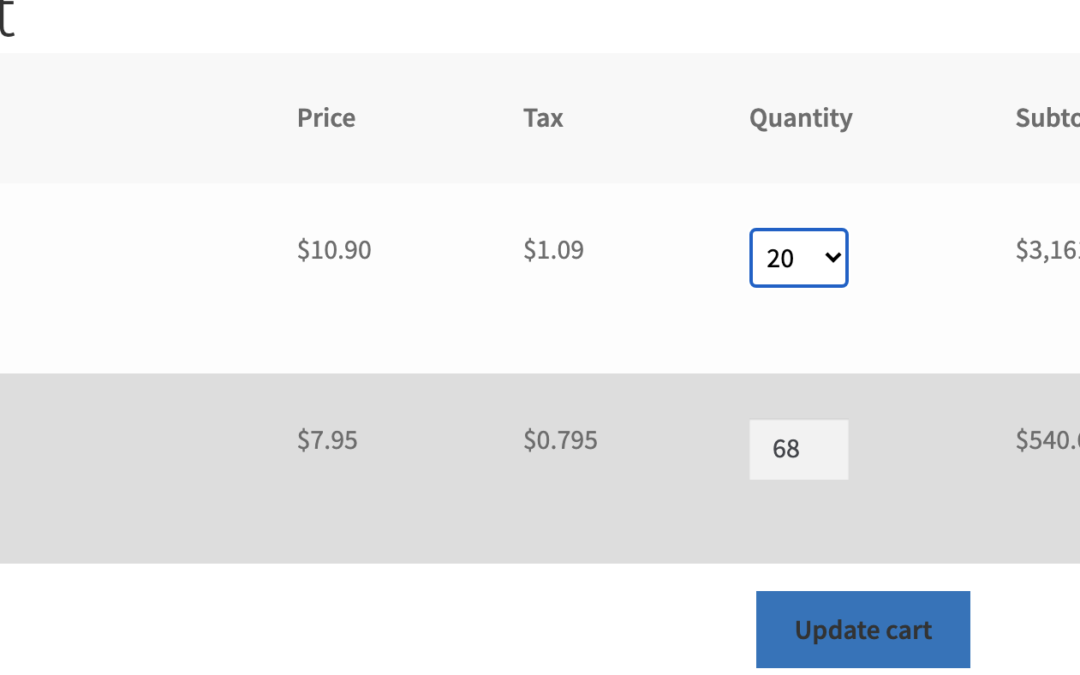 Using WooCommerce Ajax in the Cart with updated_cart_totals